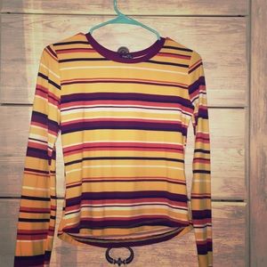 Long sleeve striped shirt